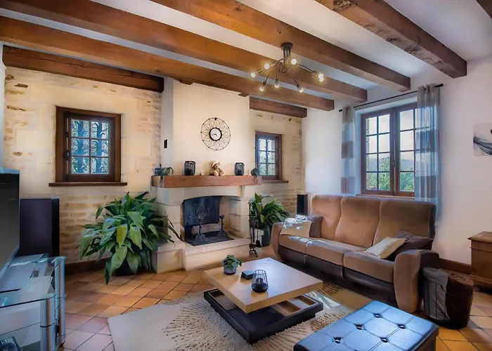 8 Personnes Proche Sarlat Tatil Evi Cazoules